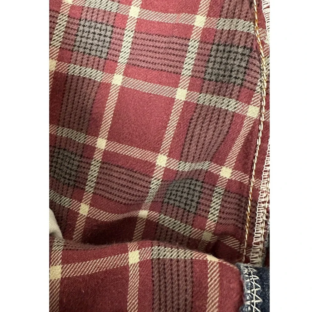 Dickies Jeans Mens 34X32 Blue Relaxed Fit Flannel Lined Straight 5-Pocket Denim